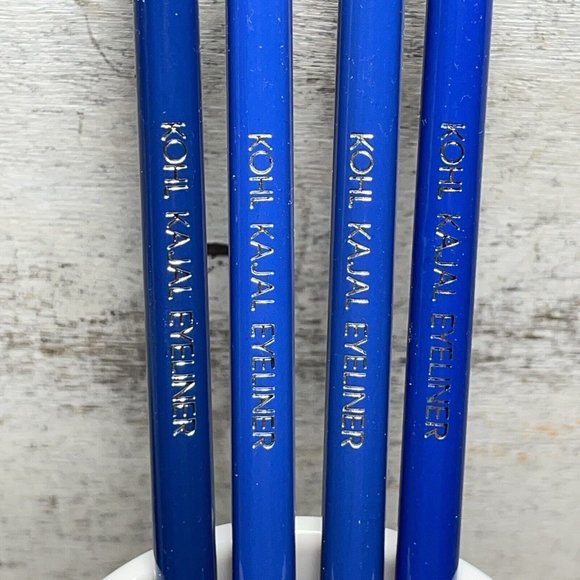 VTG Lot of 4 Jordana Kohl Kajal Eyeliner Pencil Matte ELECTRIC BLUE - Picture 4 of 12